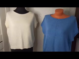 Как связать топ (футболку) спицами. Базовая модель на все случаи жизни