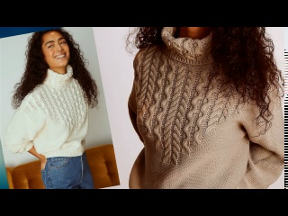 Шикарное изобретение! Джемпер с рельефной кокеткой ЧАСТЬ 2