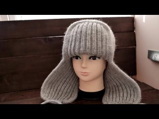 ШАПКА УШАНКА спицами