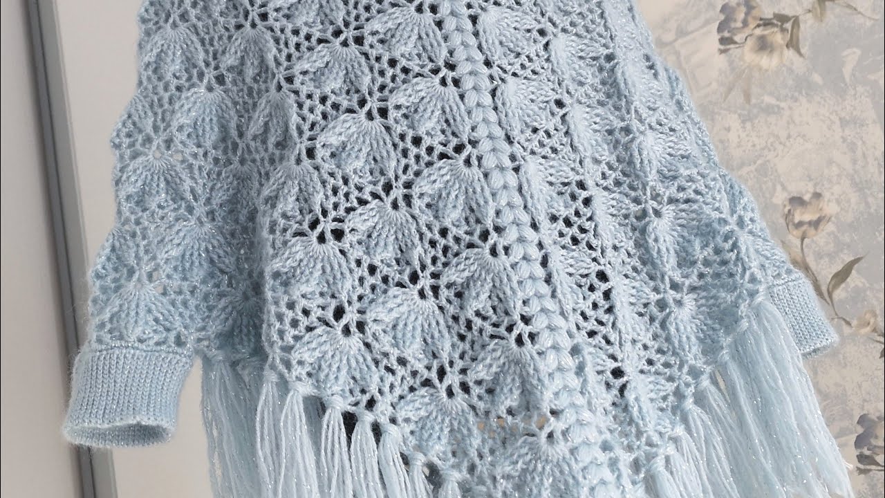 Пончо "Трилистник" ✨ Подробно ✨