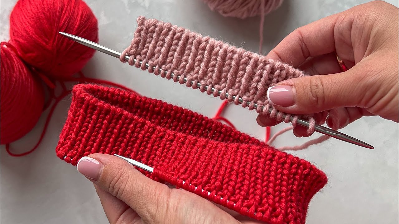 Итальянский набор петель! Просто и красиво. Фабричный край изделия по кругу и поворотными рядами.