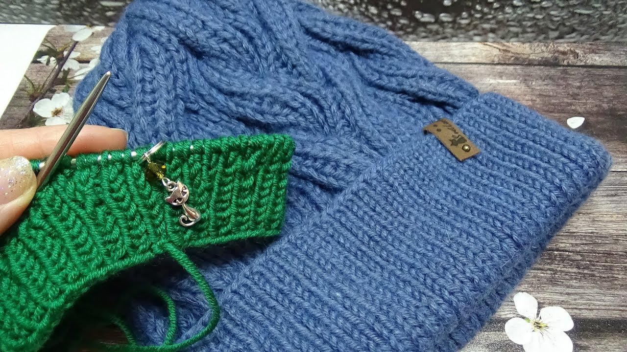 Как сделать прибавки в резинке 1*1/Мой способ