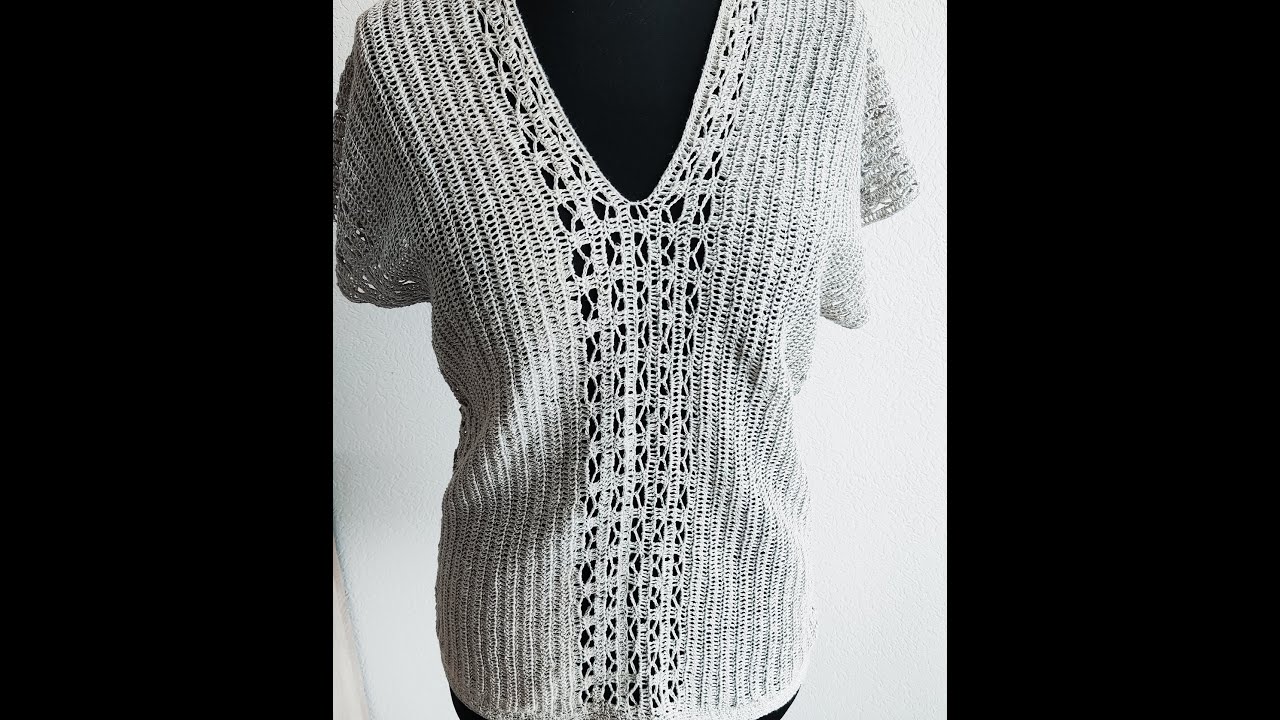 летняя кофточка крючком