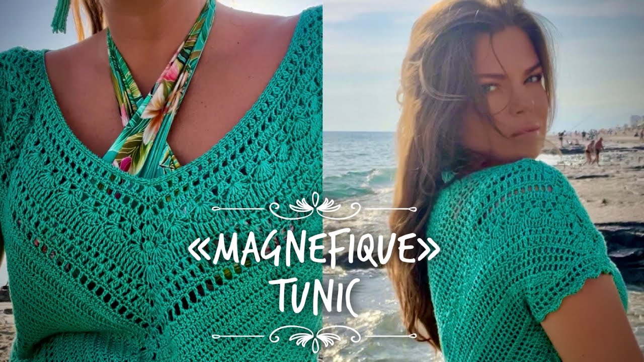 Такой подарок нужен всем! Туника «Magnefique» крючком! 