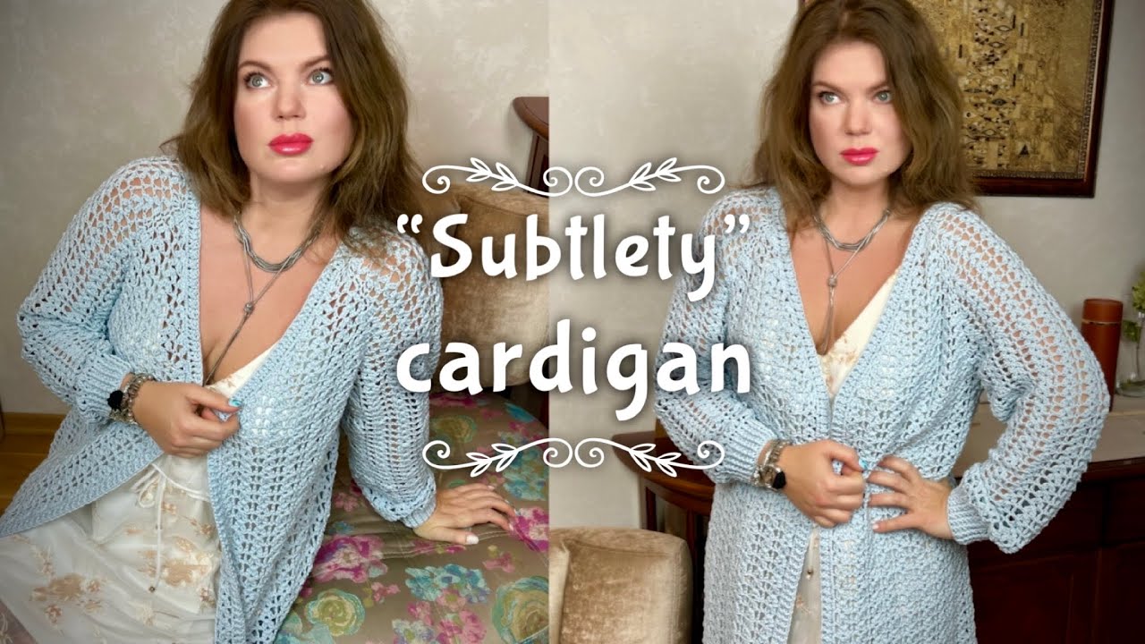 Весенний КАРДИГАН крючком 