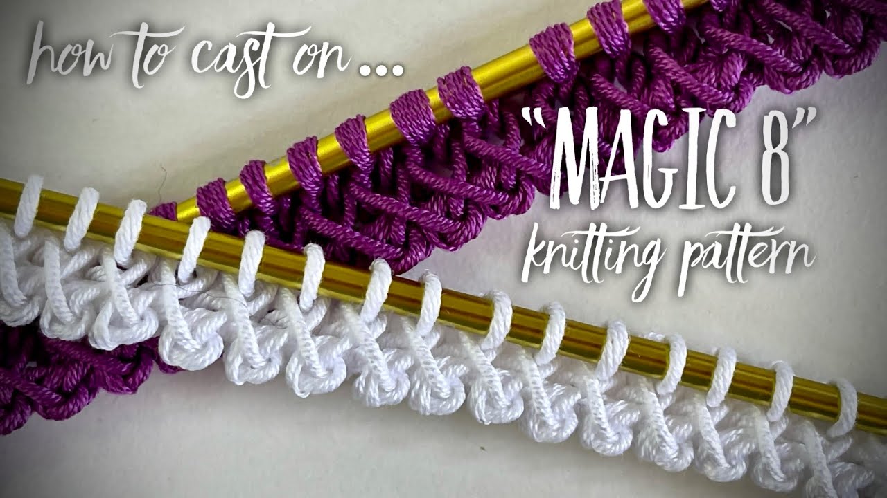 ПОТРЯСАЮЩИЙ НАБОР ПЕТЕЛЬ «ВОЛШЕБНЫЕ ВОСЬМЕРКИ»! 