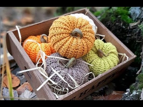 Удивительные вязаные тыквы - идеи для вязания и вдохновения