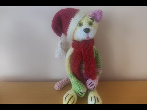 вязянный Котейка крючком