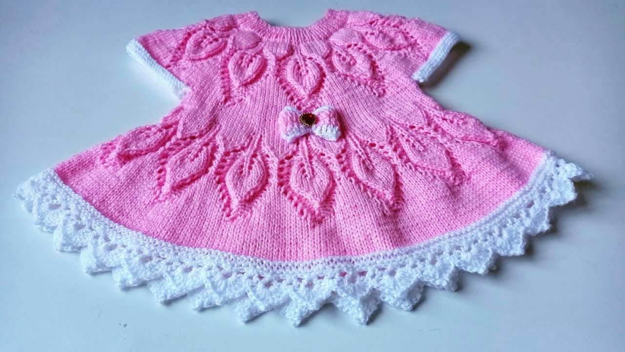 платье спицами ЛИСТОПАД часть 2