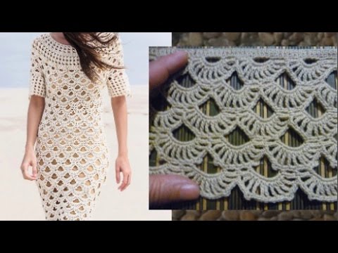 Узор для платья крючком