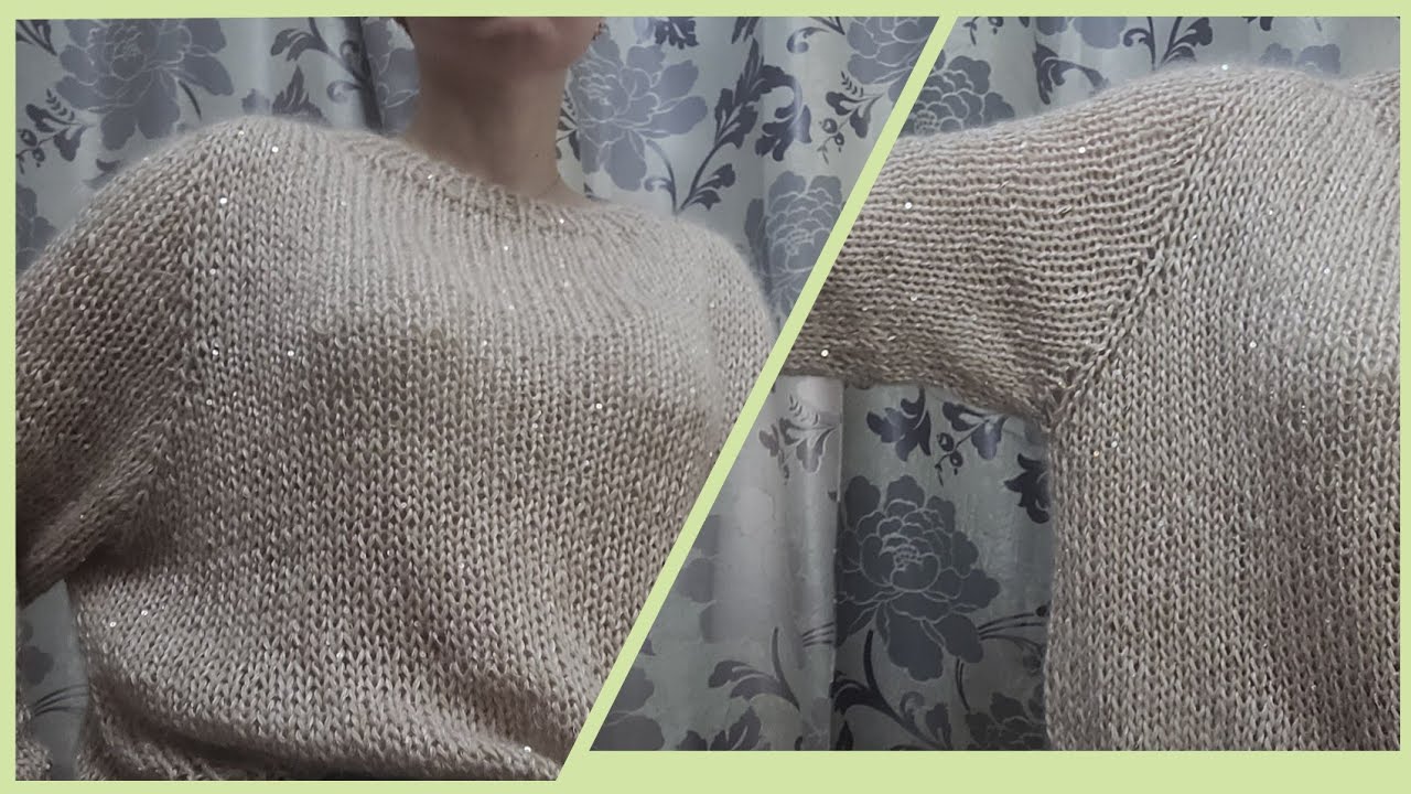 Тренд сезона Реглан-погон.Мой идеальный свитер.Как вязала пуловер в технике реглан-погон
