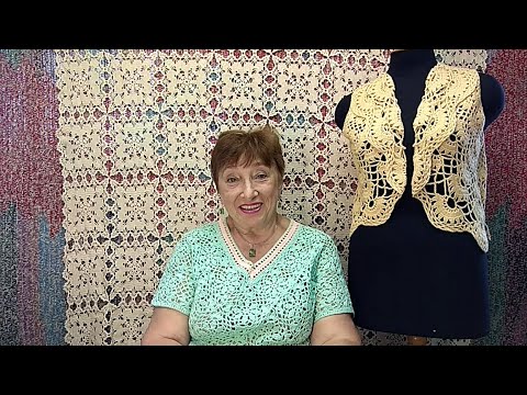 Болеро "Японское". Мастер-класс по вязанию крючком от О. С. Литвиной.