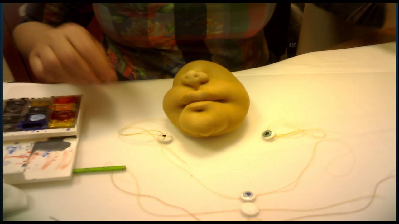 Утяжка лица куклы