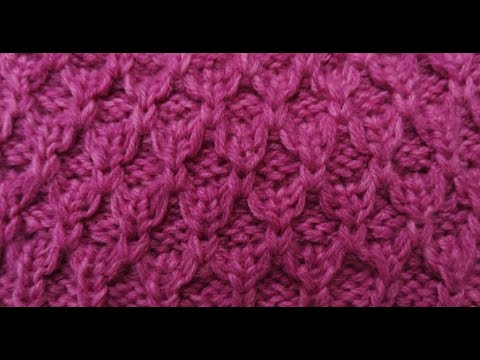 Узор спицами "Ячейки" Узор спицами "Ячейки"