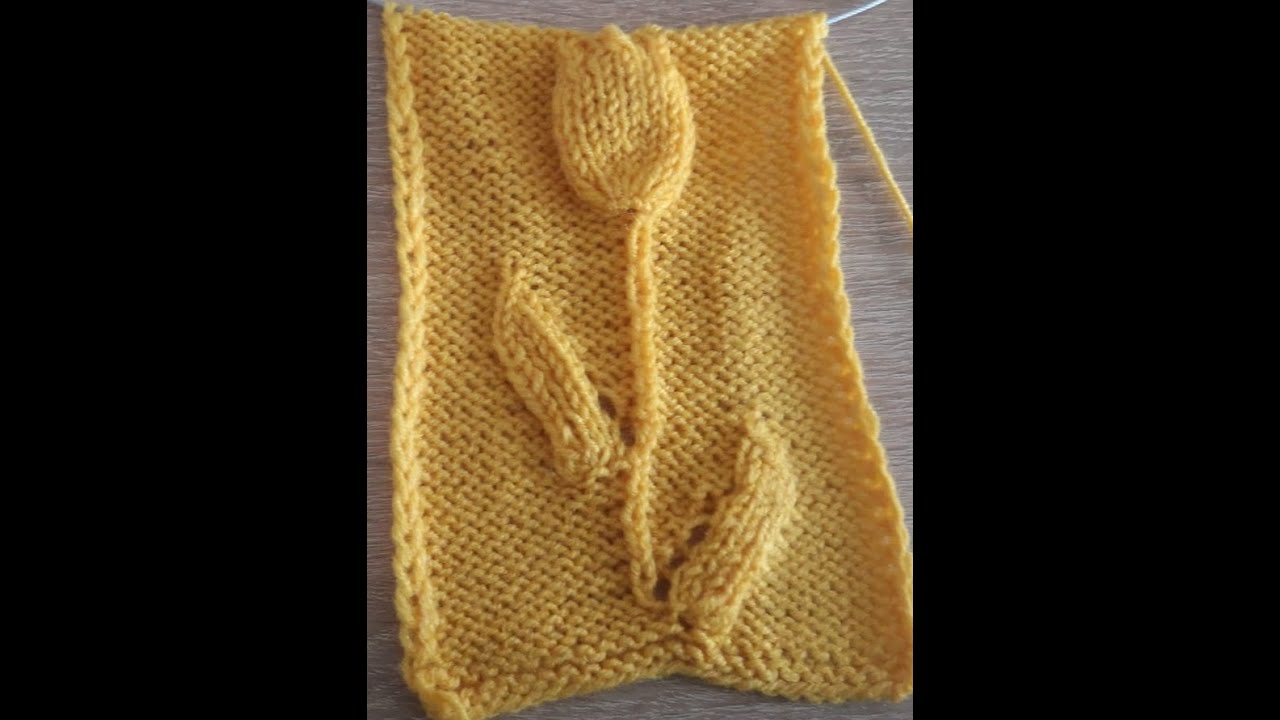 Узор спицами