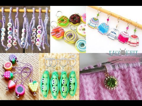 Простые и необычные маркеры для вязания - идеи для вдохновения. Простые и необычные маркеры для вязания - идеи для вдохновения.