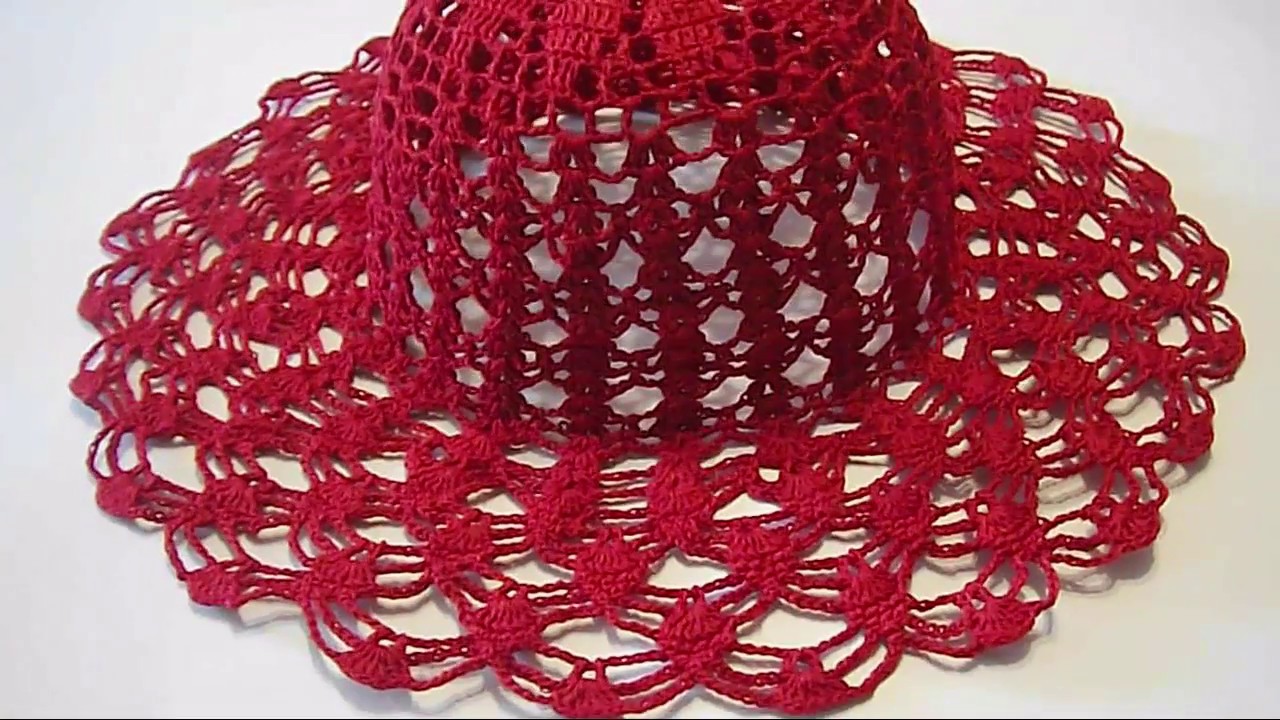 ЛЕТНЯЯ ЖЕНСКАЯ ШЛЯПКА КРЮЧКОМ (ЧАСТЬ 2)