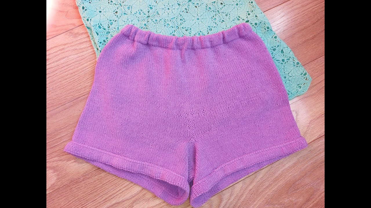 Шорты спицами без швов. Подробный мастер-класс