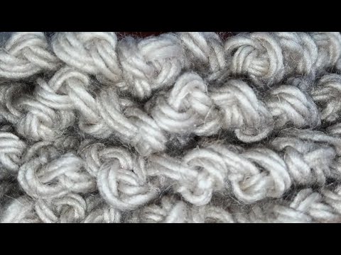 Каракулевый узор крючком для пальто и ковров