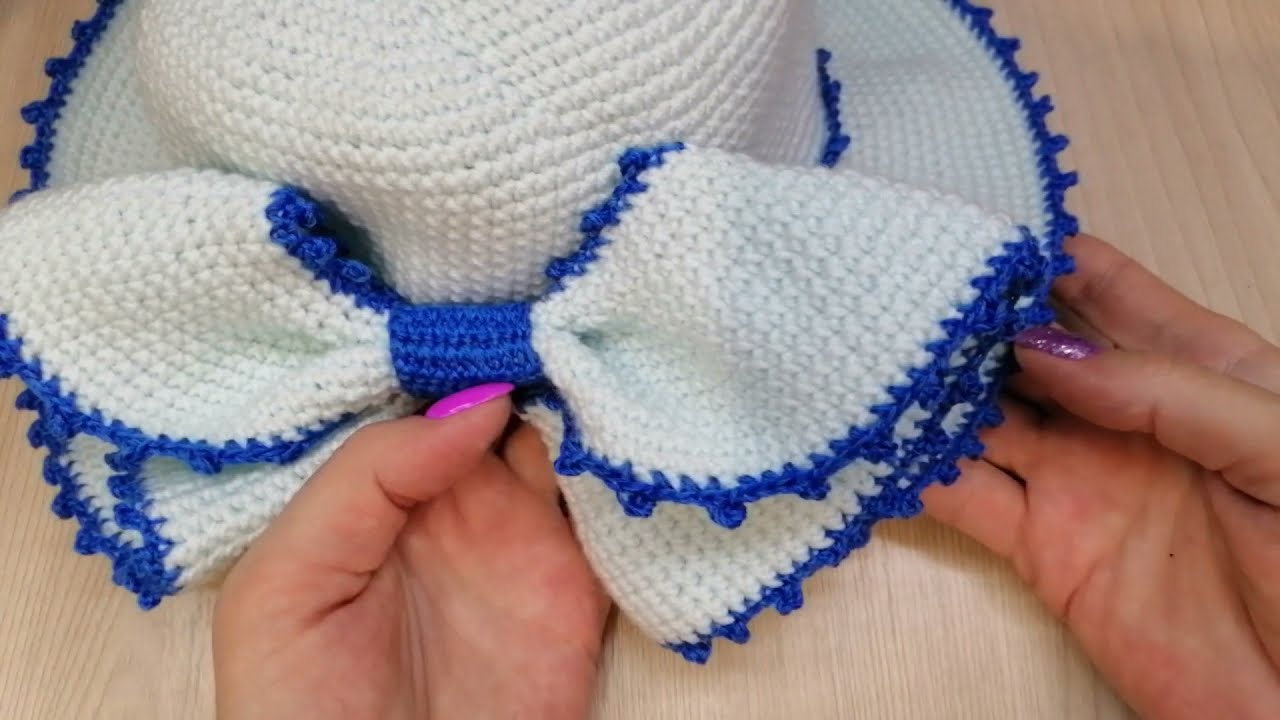 ВЯЖЕМ ШЛЯПКУ?с БАНТИКОМ?на ЛЮБОЙ РАЗМЕР!