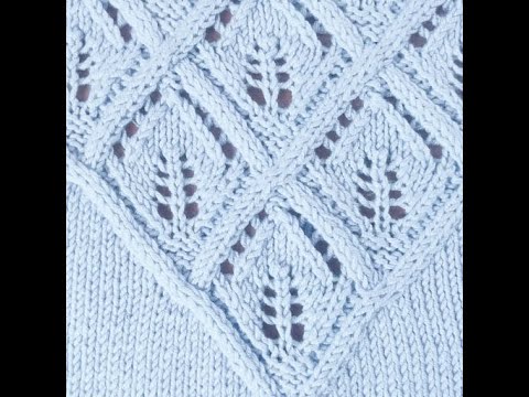 узор спицами