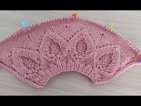 УЗОР "ЛИСТИКИ" ДЛЯ КРУГЛОЙ КОКЕТКИ