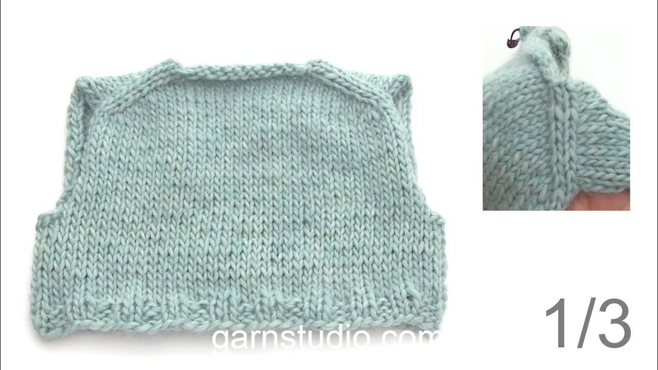 Полосатый свитер спицами