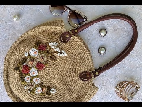 Сумочки из джута - идеи и схемы для вдохновения Сумочки из джута - идеи и схемы для вдохновения