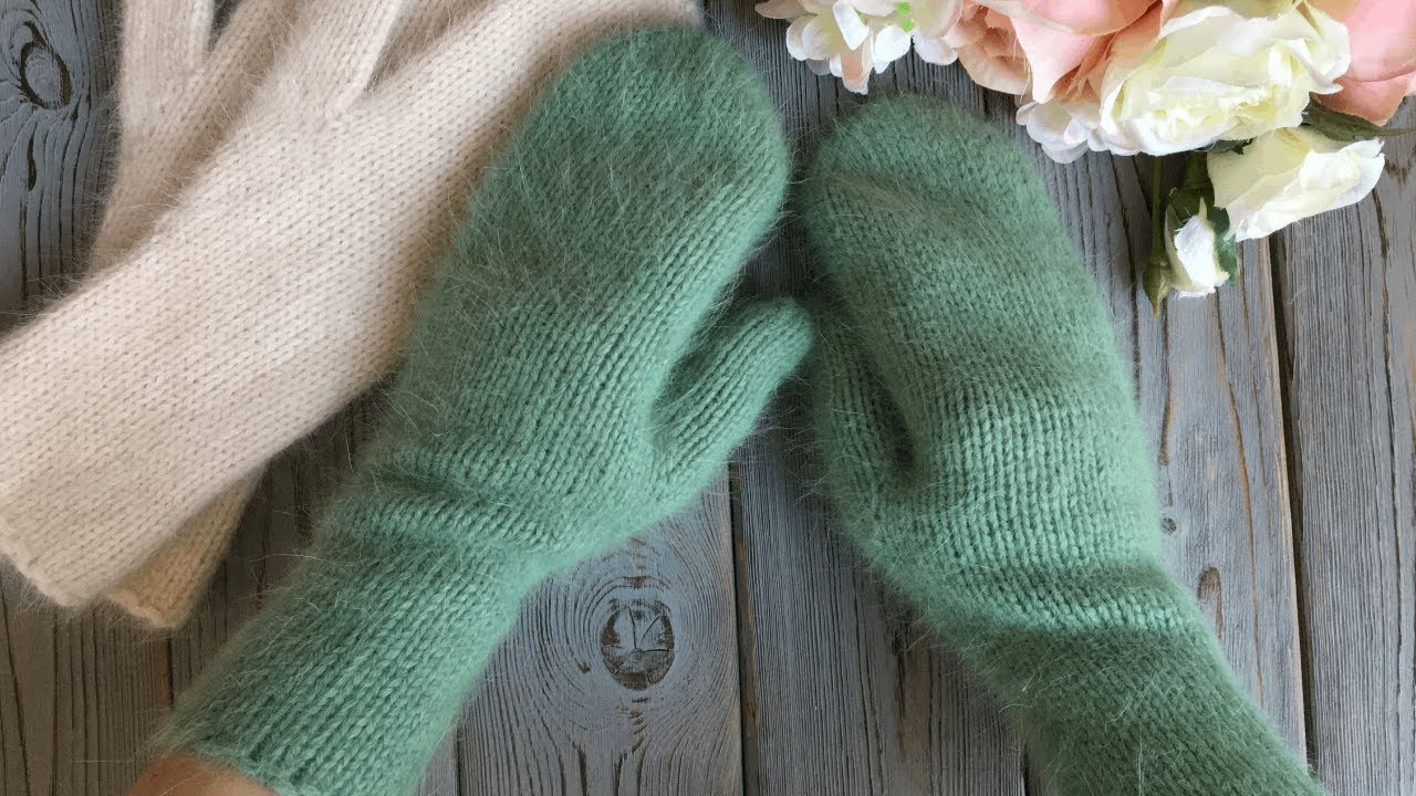 ТЕПЕРЬ БУДУ ВЯЗАТЬ РУКАВИЧКИ ТОЛЬКО ТАК ! ПРОСТО! БЫСТРО И КРАСИВО! KNITTED HAT