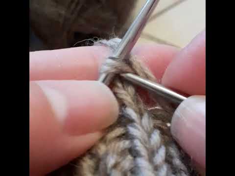 Резинка при круговом вязание