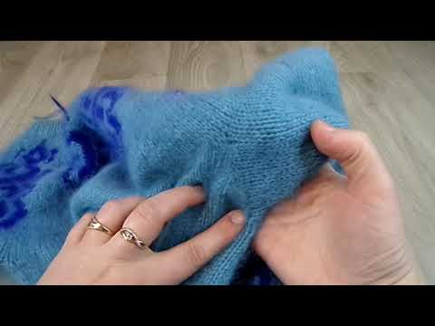 Как вывязать рукав из азиатского ростка и подреза. Вязание спицами.