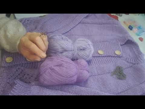 ЖЕНСКАЯ КОФТА СПИЦАМИ Р 52 _54