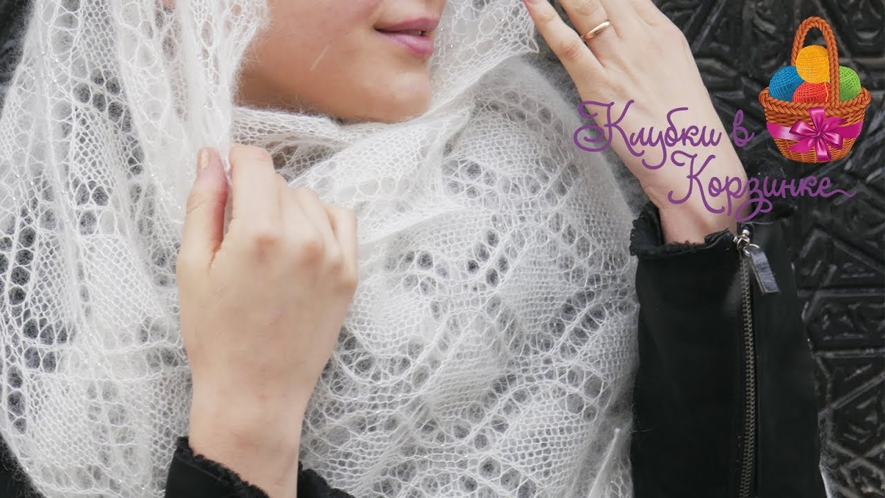 ПАЛАНТИН С БИСЕРОМ. Мастер класс по вязанию спицами подробный для начинающих.