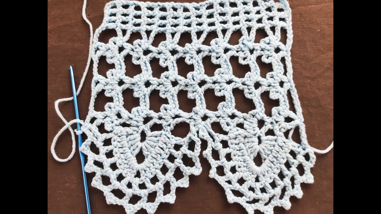 кайма крючком для летнего топа