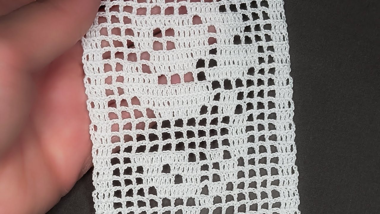 кайма крючком + схема