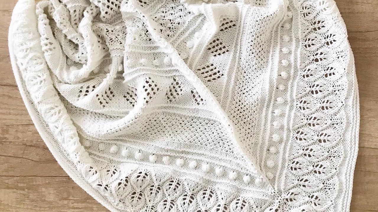 ШАЛЬ | БАКТУС спицами | 7 узоров (часть 1)