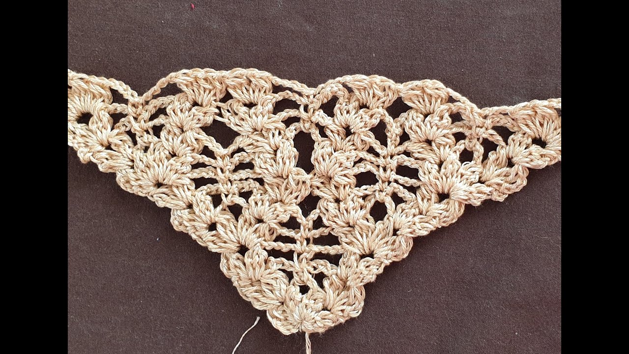 Образец узора для шали