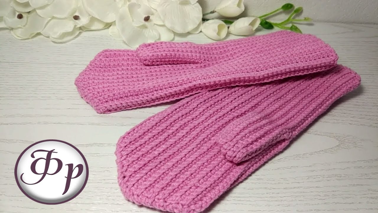 Варежки крючком