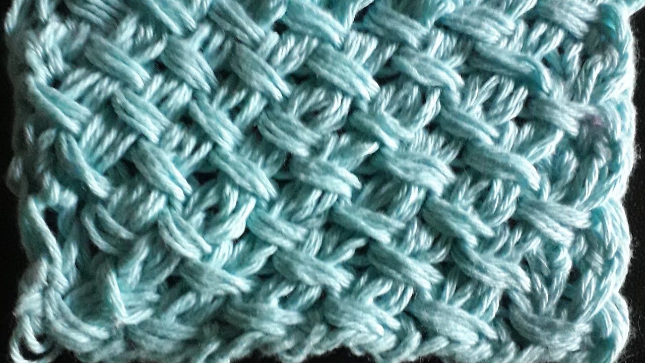 Узор спицами "Плетенка" или "Корзинка"